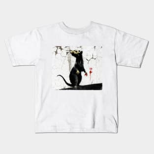 Fitzrovia Rat by Banksy Kids T-Shirt